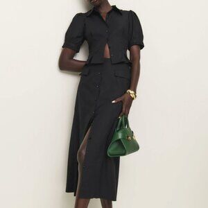 Reformation Marcie Two Piece Black - Size 6